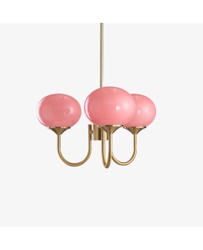 Scandinavian designer creative cozy bedroom Bauhaus chandelier dining room living room Marshmallow chandelier