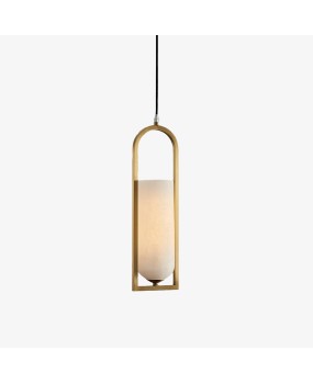 Modern Simple Full Copper Marble Pendant Light For Dining Room Bedroom Bedside Pure Copper LED Pendant Lights