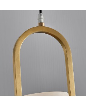 Modern Simple Full Copper Marble Pendant Light For Dining Room Bedroom Bedside Pure Copper LED Pendant Lights
