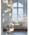 Bocci Pendant Lights Glass Lampshade LED Lamp Duplex Staircase Ceiling Chandelier