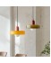 Nordic minimalist pendant light creative living room bedroom bedside lamp Bauhaus vintage bedside glass lamp