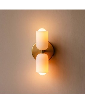 Tinati Home French Wall Lamp Double Head Bedroom Bedhead Living Room Light Luxury Art Designer Wall Lamp