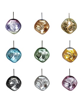 Modern Glass Lava Pendant Lights for Living Room Bedroom Loft LED Pendant Ceiling Lamp lustre Home Decor Hanging Lamp Chandelier