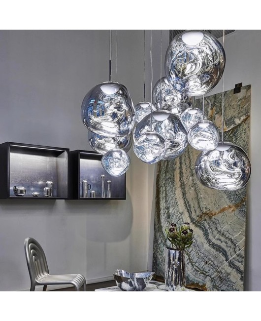 Modern Glass Lava Pendant Lights for Living Room Bedroom Loft LED Pendant Ceiling Lamp lustre Home Decor Hanging Lamp Chandelier
