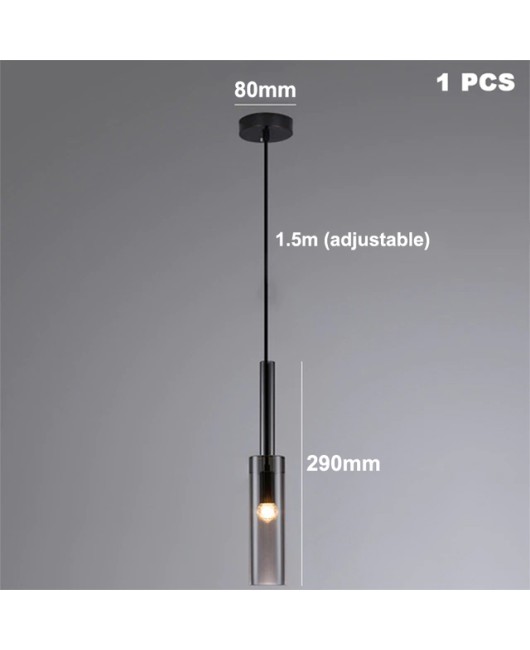 Postmodern LED Pendant Lights Kitchen Glass Hanging Lamps For Living Room bedside Decor Lights Staircase Lamps