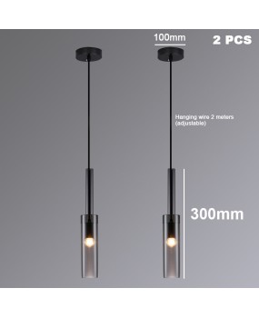 Postmodern LED Pendant Lights Kitchen Glass Hanging Lamps For Living Room bedside Decor Lights Staircase Lamps