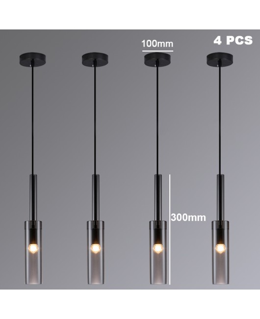 Postmodern LED Pendant Lights Kitchen Glass Hanging Lamps For Living Room bedside Decor Lights Staircase Lamps