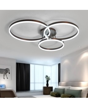 Modern Luxury Creative Simple 3 Ring LED Ceiling Light For Living Room Lights Bedroom Ceiling Lights Wedding Lights