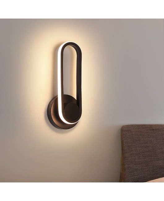 Modern minimalist bedroom bedside LED wall light For stairs living room TV wall aisle rotatable wall light