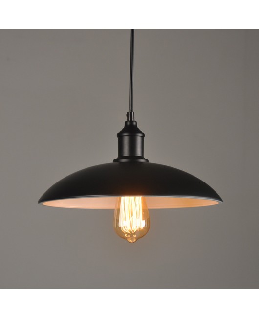 Industrial Retro Loft Iron Pendant Lamp Restaurant Restaurant Office Single Pot Cover Hanging Light