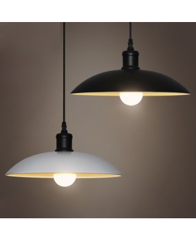 Industrial Retro Loft Iron Pendant Lamp Restaurant Restaurant Office Single Pot Cover Hanging Light