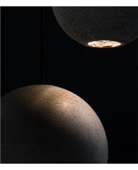 Nordic cement ball pendant lamp lobby front restaurant exhibition hall villa creative studio planet moon hanging lamp bedside