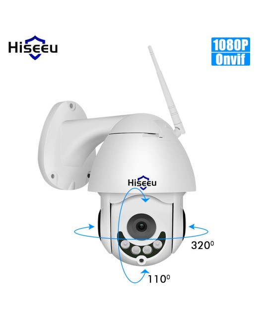 Hiseeu wirless IP Camera wifi outdoor 1080P CCTV security video network surveillance camera