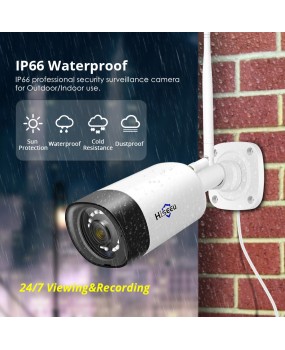 Hiseeu 8CH 1080P Wireless Security NVR Kit 4pcs Waterproof Camera remote access via iPhone Android PC