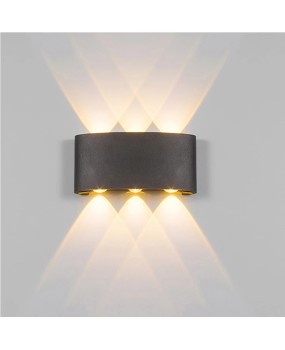 Led Aluminum Outdoor Indoor Ip65 Up Down White Black Modern For Home Stairs Bedroom Bedside Bathroom Light