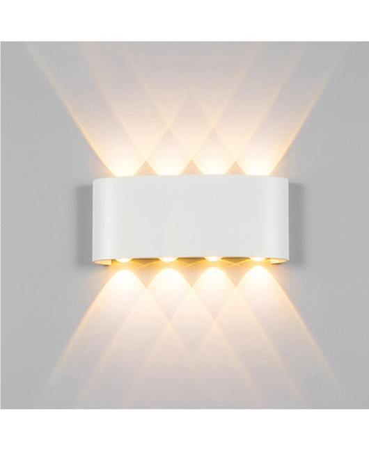 Led Aluminum Outdoor Indoor Ip65 Up Down White Black Modern For Home Stairs Bedroom Bedside Bathroom Light