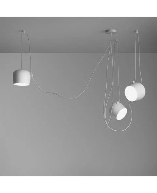 Modern industrial iron spider drum pendant lights black suspension luminaire bar living room hanging light lamp fixtures