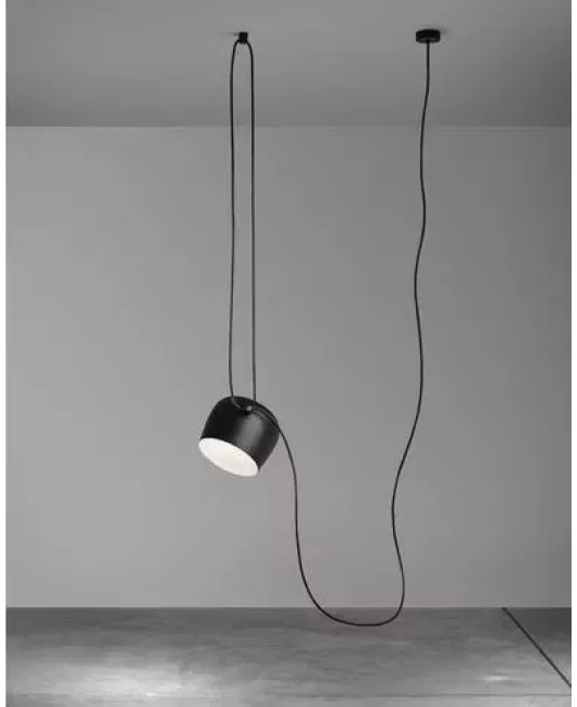 Modern industrial iron spider drum pendant lights black suspension luminaire bar living room hanging light lamp fixtures
