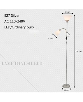 modern iron painted floor Lamps adjustable E27 LED 220V novelty floor lights for living room study bedside office
