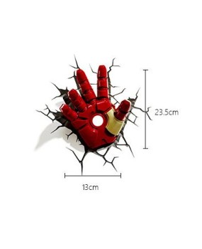 Iron Man Palm Wall Lamp Avengers 3D Night Light