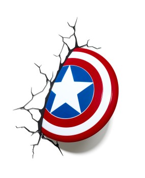 Captain America Shield Wall Light Avengers 3D Night Light