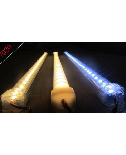 Hard LED Strip 5630 SMD Cool Warm White Rigid Bar 72 LEDs 3500 Lumen LED Light With "u" Style Shell Housing With End Cap + Cover By DHL