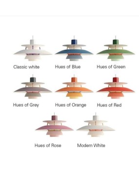 PH5 E27 Pendant Light Colorful Umbrella Led Suspend Lamp Dining Room Led Pendant Lamp Led Lamparas Lighting Fixtures