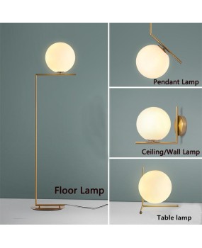 LED Modern Floor Lamps Pendant Lights Table Lamp Bedroom Glass Office Living Room Wall Light Fitting