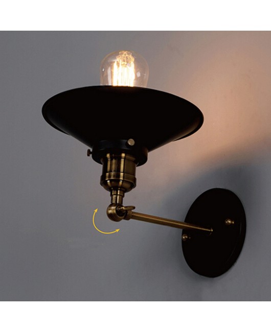 American style bedside antique wall lamp single-head living room lights vintage fashion bar lamps