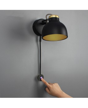 LED wall lamp minimalist bedside lamp Infinite dimming for living room bedroom corridor setting wall light