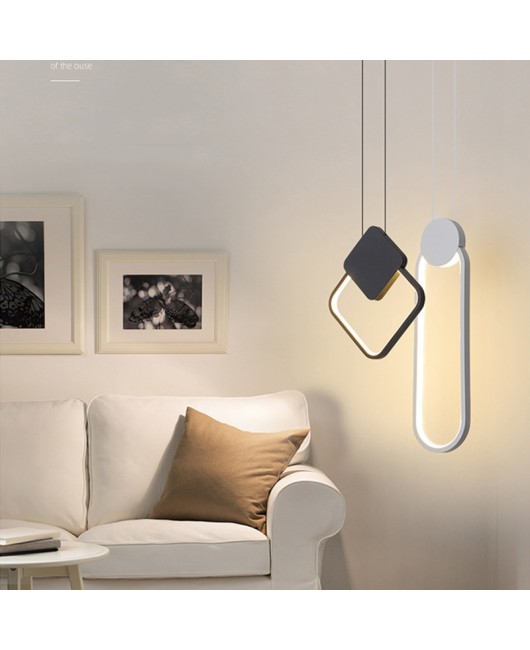 Modern led pendant lamp stylish minimalism GEO ceiling chandelier light hang dinner table decor kitchen hanging Lighting