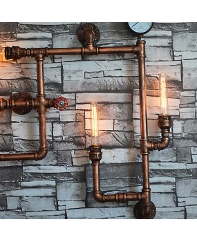 Steampunk Vintage Wall Lights For Dining Room Bar Home Decoration American Industrial Loft E27 Wall Sconce