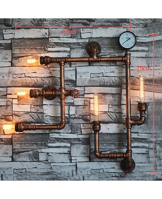 Steampunk Vintage Wall Lights For Dining Room Bar Home Decoration American Industrial Loft E27 Wall Sconce