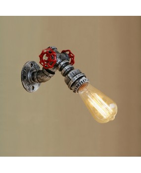 Vintage light E27 Edison indoor wall lamp industry lofe steam punk pipe bedside stair aisle corridor cafe wall light