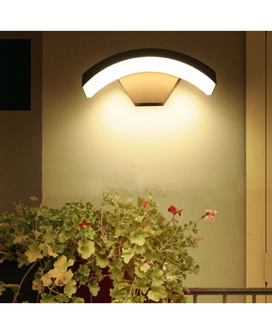 12W Infrared Motion Sensor Outdoor Waterproof LED Wall Light Garden Balcony Corridor Porch Light Exterior Wall Light