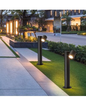 Adjustable Outdoor Garden Lawn Lamp Waterproof Landscape Pathway Lawn Spotlight Street Park Villa Holiday Pillar Light