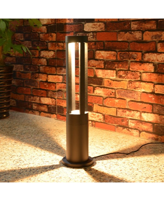 Aluminum LED Garden Post Lawn Lamp Modern Landscape Villa Post Pillar Light Outdoor Courtyard Villa Lawn bollard Light