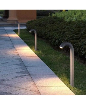 Outdoor Garden Water Faucet Light Landscape Pathway COB Lawn Spotlight Courtyard Villa Aluminum Pillar Bollard Light