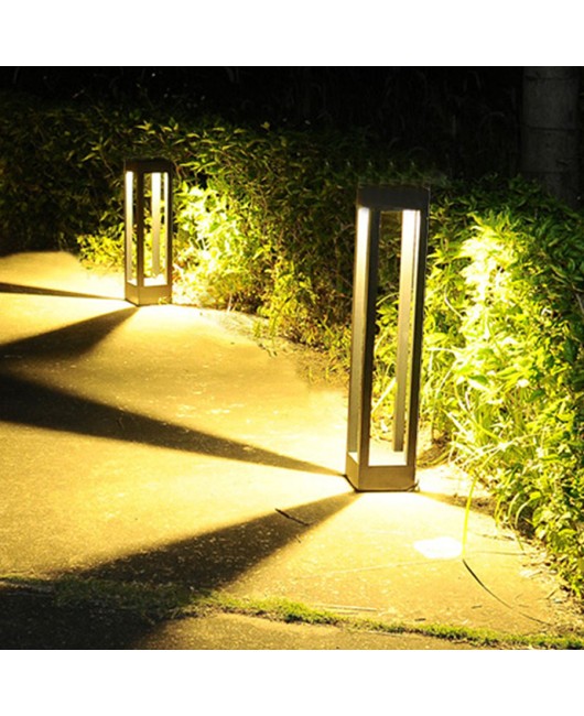 Outdoor Waterproof Lawn Lamp Modern Simple Garden Landscape Pillar light Pathway landscape Villa Garden Bollard Light