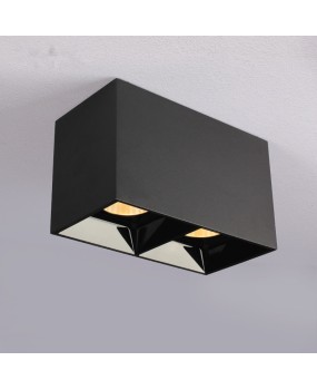 LED surface mounted ceiling spotlight double head square COB living room corridor aisle ceiling spot light cube lamp