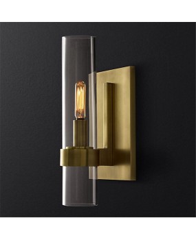 RH Nordic glass wall lamp post-modern bedroom bedside wall light fixture hotel mirror light restaurant aisle stair wall sconce