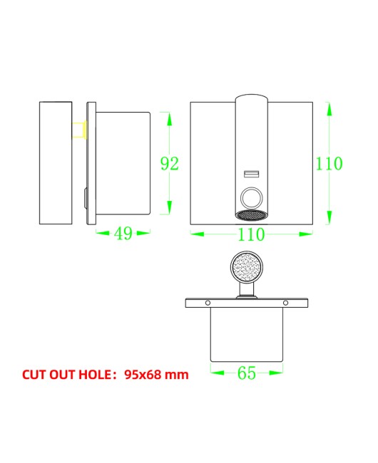 LED wall Light with switch Bedroom indoor lighting bedside Wall lamp USB night LED Reading 3W LED wall Sconce