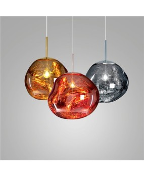 LED Irregular Lava Acrylic Pendant Light Colorful