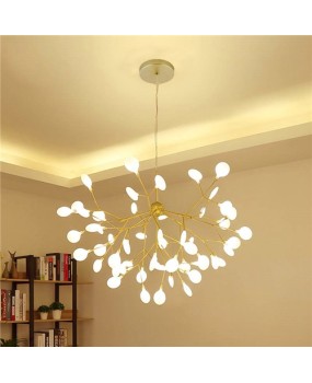 LED Firefly Pendant Light Contemporary LED Chandelier Tree Branch Shape Living Room Bedroom Study Light