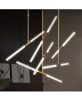 Modern LED Chandelier lighting Nordic Iron and Glass Hanging lights For living room bedroom Restaurant Gold/Black Pendant lamp