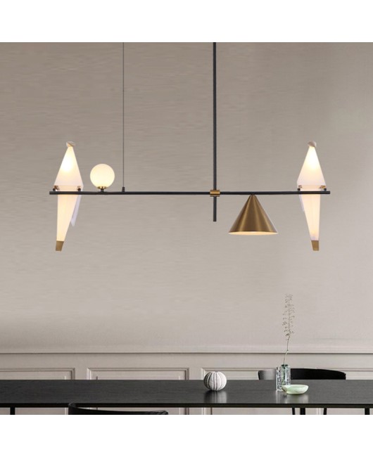 Scandinavian Restaurant Birds Thousand Paper Cranes Modern Pendant Light