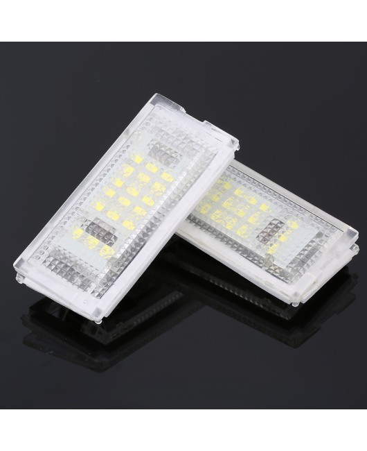 2 pieces / lot Led License Plate Light Led Canbus Auto Tail Light White LED Bulbs For BMW 3er E46 4D 1998-2003 Car Accessories