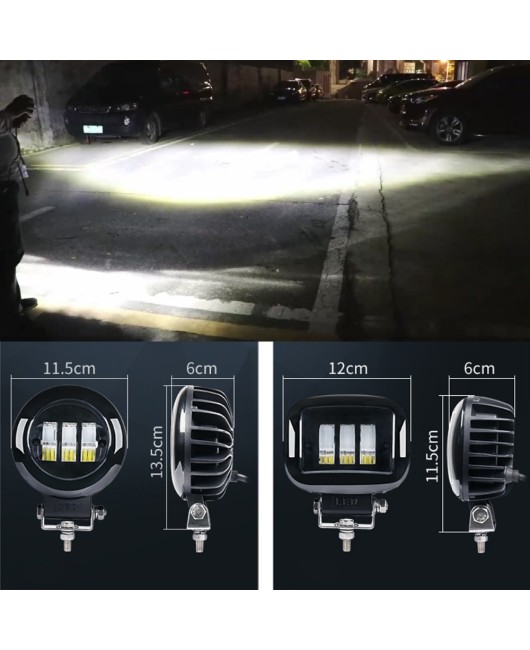 6D Lens 5 Inch Led Work Light 12V For Car 4WD ATV SUV UTV Trucks 4x4 Offroad Motorcycle Auto Working Driving Lights