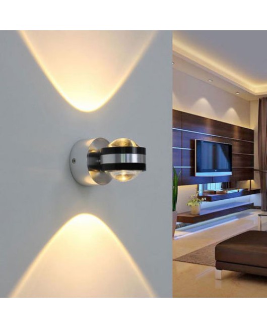 Up down 6W LED wall sconces lamp led modern indoor hotel decor light