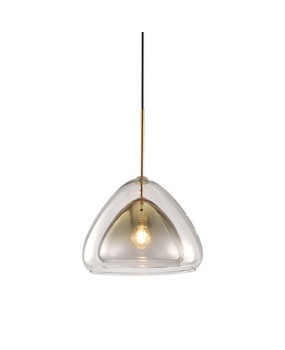 Nordic light luxury gradient color glass jellyfish pendant lamp simple creative restaurant bar pendant lamp